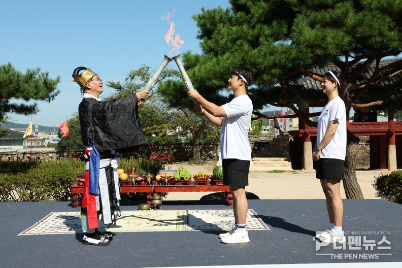 고창군, 전북특별자치도 도민체전 성화채화식