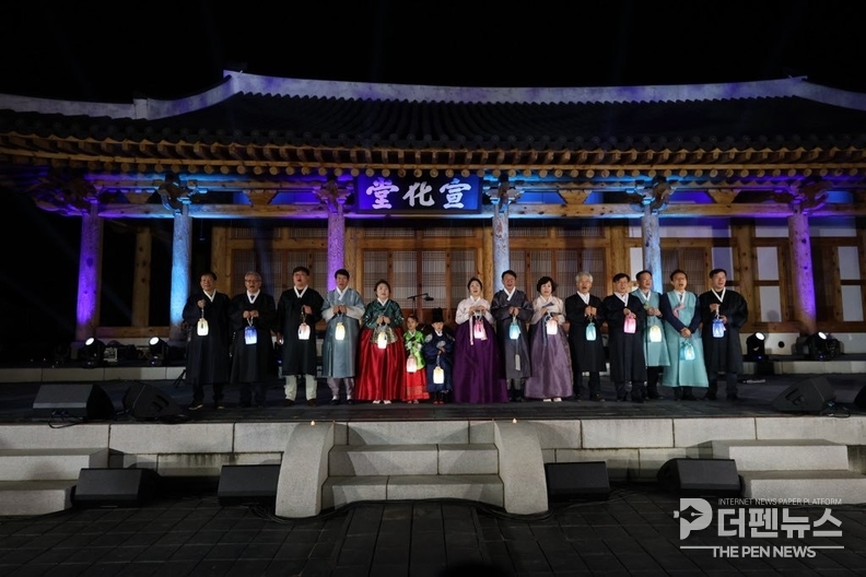 전라감영을 밝힌 한복의 빛, ‘비단夜’ 행사 현장