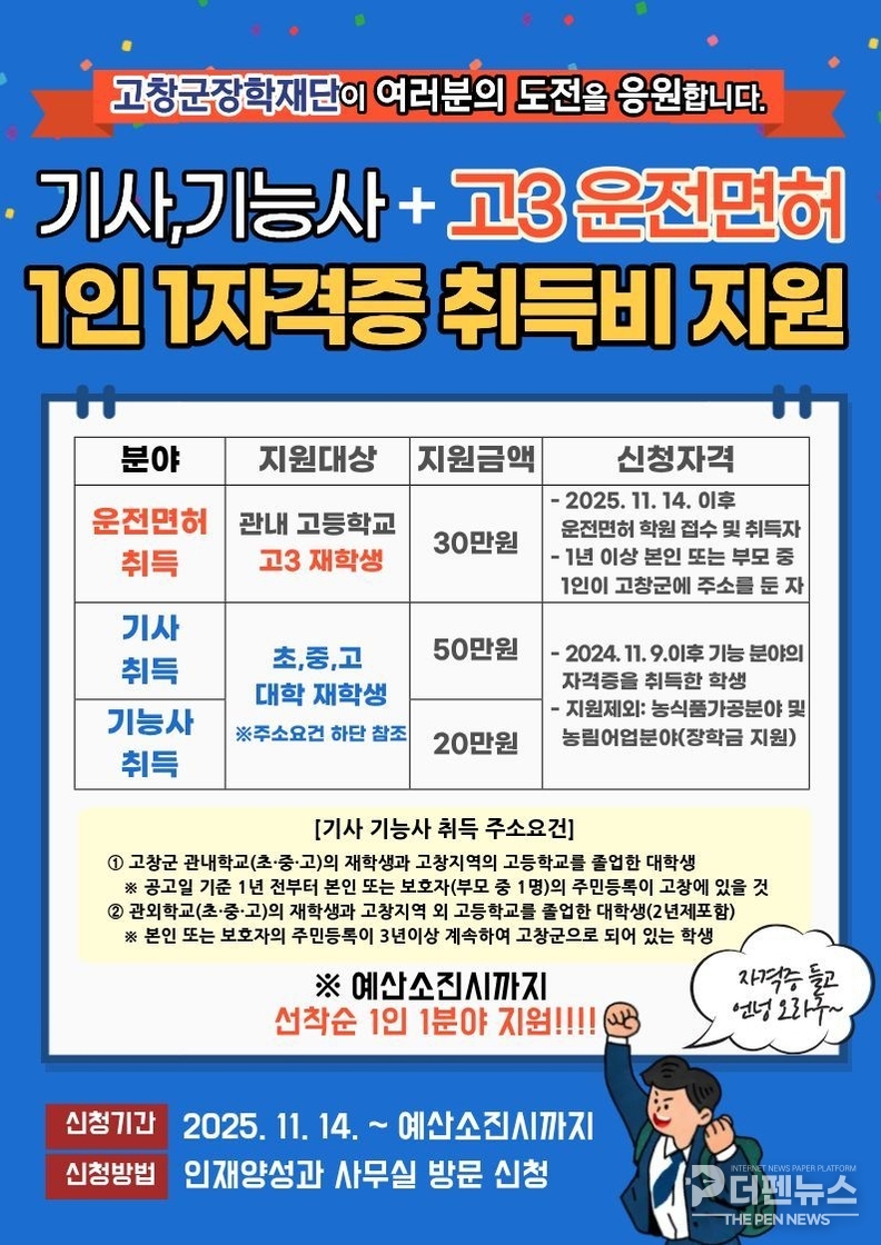 고창군장학재단 2025년 제2차 이사회에서 심덕섭 이사장과 재단 관계자들이 회의를 진행하고 있다. 지역인재 지원과 장학금 확대 방안을 논의했다.